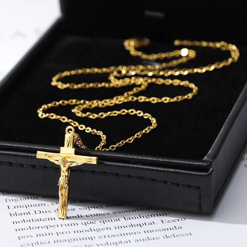 "MANTALITY" Christian Jesus Cross Necklace for Men - "MANTALITY"