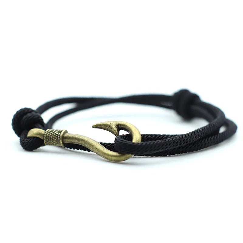 "MANTALITY" Vintage Fish Hook Man Bracelet - "MANTALITY"